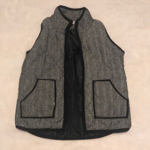 Quilted Herringbone pattern vest